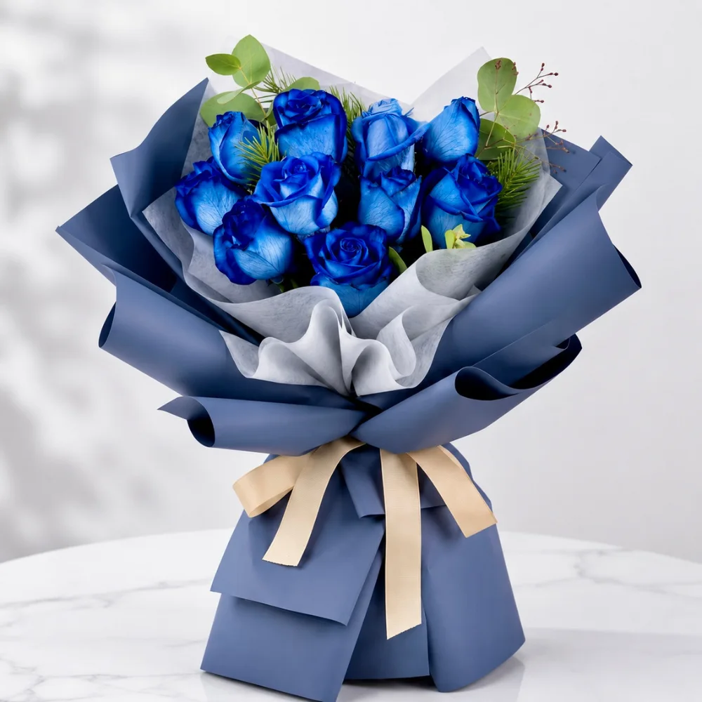 blue-rose-fathers-day-bouquet-11-roses-2
